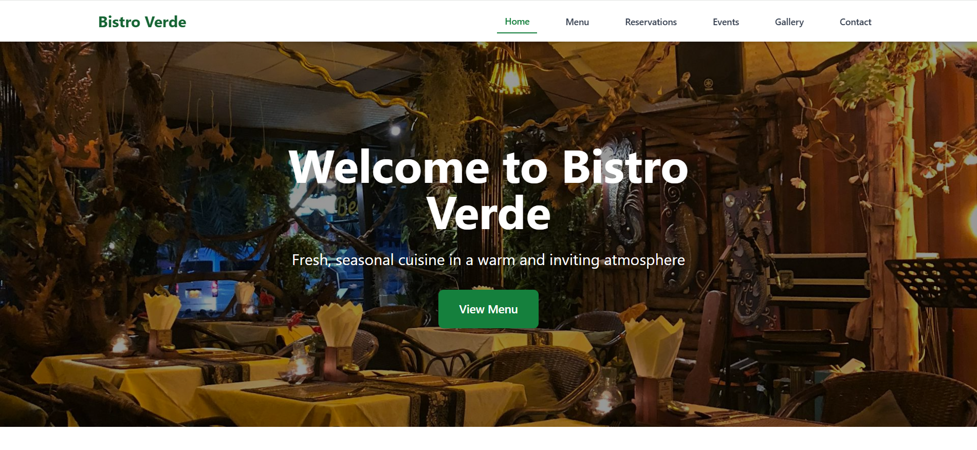 Bistro Verde Restaurant